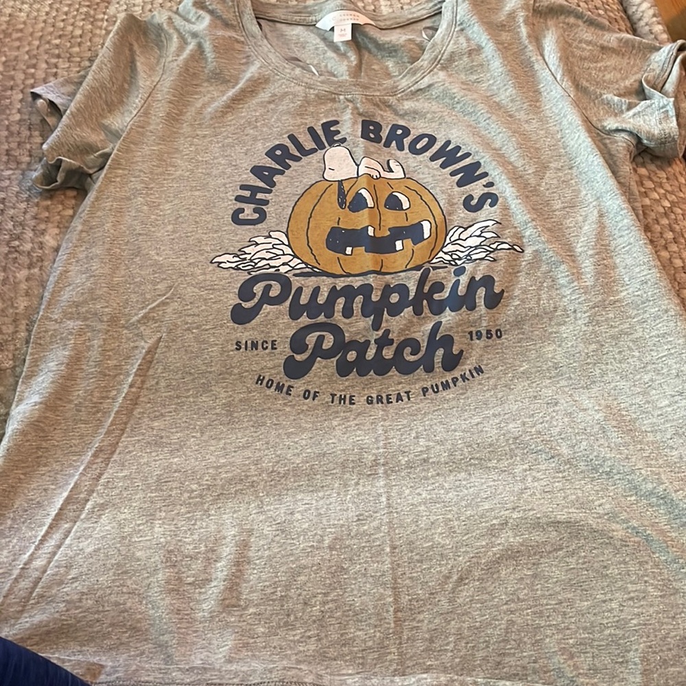 LC Lauren Conrad Charlie Brown fall short sleeve short size M